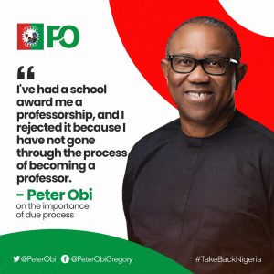 Peter Obi's Lead Attorney for his election Petition