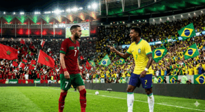 Match Day LIVE Match Week 1. #Fifa World Cup ,2026 Brazil vs Morocco Venue - ,New Jersey, .MetLife Stadium Group C. Time. 11 .00 pm local Nigerian time . Date - June 13 , 2026. The Selecao, the Brazilian National team faces one of African reprensentatives , the Magbrebs of Morocco , AKA Atlas Lions in their Fifa 2026 World Cup opening match at the colossal MetLife Stadium in New Jersey. Can the Brazilians over come the mighty Moroccans ?? Or will this be a repeat of the last World Cup when the Selecaos lost 1- 0 to the Indomitable Lions of Cameroon in a group match when the two countries met Quartar 2022.? While the five times World Champions are eager to make amends in their quarter finals elimination four years ago in Quartar, the Magbrebians face a momumental challenge this night as they will endeavor to replicate their semi finals heroic performance four years ago in Quartar. The Brazilian national team stands as the nost successful team in the history of the Mundial since its inception in 1930, which was hosted and won by Uruguay ,playing more games (114) ,as well as winning more games ,(74) and more trophies , five in their kitty so far than any other Nation in the history of the World Cup, while they have competed in every edition of the Mundial since its inaugural tournament in 1930. They added more feather to their glowing history when they appointed for the first time a foreigner as their Manager in 2025 , Carlo Ancellotti of Italy , who have had a good managerial career in Europe spanning three decades of trophy laden history now , relishing a fresh career at the International stage. The last time the Selecaos lifted the World Cup was during the playing days of Ronaldhno, Ronaldo as well as the famous left footer and full back ,Roberto Carlos , in 2002 .If history is anything to go by, their 24 year drought without a silverware matches the exact length of time between 1970 and 1994 , when last they lifted it during the playing days of legendary Pele of Brazil , which ultimately ended in American soil in 1994 when the USA hosted in USA 94 , which thr Samba boys won with ease . Can that almost neglected history be repeated this year 2026 in American soil , as they say, " history has a way of repeating itself" only *Time will Tell , as time is a Great healer of Wounds* The Samba lads went through the ranks during the CONMOBOL qualifying series, with the expanded new team format of 48 teams , as they won eight matches ,drew four and lost six games across 18 games and came fifth out of the six teams from the group to claim a direct spot on offer at the CONMOBOL . It was a hard fought qualification series for them , after a shock defeat 1-0 to Bolivia in theurt last World Cup qualifying campaign, it was not a funny one for them as they wobnled and fumbled to get a direct berth for this years Mundial. Their dwindling fortune contined , with series of below average performance against European heavy weights ,France ,2-1 as well as Asian giant , Japan , 3-2 , in friendly matches in October last year . They got a respite against Croatia and minnows ,,Panama and Egypt whom they beat serialy.. Presently they sit tight at the fifth position in the global fifa football ranking , as they head to Saturday's clash with the Atlas Lions of Morocco, having won their last seven out of eight matches against African teams during the World Cup , with the exception of their loss to Cameroon 1-0 in a shock and rude defeat at the Quartar 2022. The Atlas Lions have recently viven a good account of themselves in the hist of African representation in the Mundial ,and are gearing up for another good run after four years ago seni finals qualification which took the football world by surprise. They are again tacitcally well equipped for another showdown with tbeir 100% qualifying campaign record where they did not lose a match , they are now regaardes as one of the tournaments premier dark horses to engineer another deep run . However, the Moroccans three appearance campaigns in 1970 ,1986 and 1994 was a story of bitter sweet two of them in Mexico, while the other was in USA 1994 , they were roundly beaten in 1970 as well as in 1994, while they gave a good account of themslves in 1986 when they made it to the last round of 16 stage , beating Portugal at that time by 3-1 . If history is anything to go by , all their previous and present World Cup appearance have been on American soil , 1970, Mexico, 1986, Mexico then 2026 co- hosted by Mexico and two other North American countries. It seems they have that luck in qualifying for World Cups all in American soil, what a coincidence for them and a record too for the World football governing body Fifa to take note as a record and reference. Presently , the Magbrebian team have developed into a football power house in the Afircan continent lately , though without much trophy in their kitty except a reversed AFCON championship title won by Senegal but reversed by CAF to the Atlas Lions , but so far they have won 33 matches , 10 draws and two defeats in 45 games , thats an intimidating campaign at least from the African point of view ,since the start of 2023 and they are currently ranked seventh by Fifa ranking ahead of European heavy weights like Germany , Netherlands and Belgium. Thanks to thejr former Coach and player , Regragui who have single handedly guided the Atlas Lions through the rough patches of CAF qualifying matches where they recorded eight wins out of eight matches, before they were controversially awarded the CAF Cup finals despite losing in Open play within 90+ minutes due to crowed disturbance from the Seneglese fans . New Manager , Under 23 , coach , Mohammed Quaharbi have continued from where Regragui stopped with three wins and two draws from five matches, sharing points with Norway in a 1-1 draw . The Atlas Lions hope to progress back to back from their previous aemi final berth in Quartar , will head to Saturday match against Brazil having lost two of their last three matches but were triumphant in the last friendly in March 2023 which they won 2-1 . . Injury concerns are rhe nain worries if rhe two teams with Brazil having a slight edge , Neymar's injury is one of them but since he stil in the squad that means he will ppay later in the tournament but not the first match against the Magbrebs , Right back ,Wesley has been ruked out of the World Cup due to injury sustained in their friendly win against Egypt , Ederson likely to be a Man United player next season in the premiership is a late replacement and have been severally tested at the right back , Danilo, and Roger Ibanez are also on standby for Carlo Ancellotti tonight at rhe right bsck against Morocco. Their mid field and defenst are veung guided by the premiership trio of Bruno Guimares and Gabriel Marghaheles and Allisson Barker are all set to keep the Atlas Lions at Bay in their rear guard , along with Vinicius of Real Madrid , Raphina of Barcelona . While the central striker role for the Selecao needs a quick and on time desicion by Ancellotti either , Igor Thiago , Matheus Cunha or Endricks . The African representative s have a back log of injury worries which may disturb their tactical play as most of their star players have been ruled out of this years Mundial Center back Nahef Auguard , wingwr Abde Ezzalzoulo will both miss the World Cup and have been teplat by Al Fateh s , Marwane Saadine and Anger s Amine Sbai . Achasraf Hakimi , Captain is available for todays dare hostilities, with his over lapping capabilities. while a three man fluid atracking option to dislodge the almaot flat footed Brazilian rear guard with Brahim Diaz, Bayern Munich s Sabre as well as Bilal El Khannouss for a near perfect fluidity in the attack . Prediction s . I dont think that any right thinking football pundit will believe that the Moroccans will have an edge over the Brazilian s in todays opening Group C game , todays match seemt to be the most serious and tension packed to be played since June 11 first opening games in Mexico . An upset is llikely but will a bit difficult for the African representative s who beat Brazil in a friendly match lately . However , Brazil seems to be the favorite s to win especially with the massive presmece of Don Carlo Ancellotti in charge, we expect a free flowing Selecao team to punish a flat footed as well as an in -exprienced back line , already hit with high injury list . Brazil 2-1 Morocco or Brazil 3-1 Morocco . Happy Viewing ,Happy World Cup 2026 at the MetLife Stadium, New Jersey. UcheFreetips (C) 2026 . Email-ucheanaba@gmail.com Visit - www.worldbeatx.com