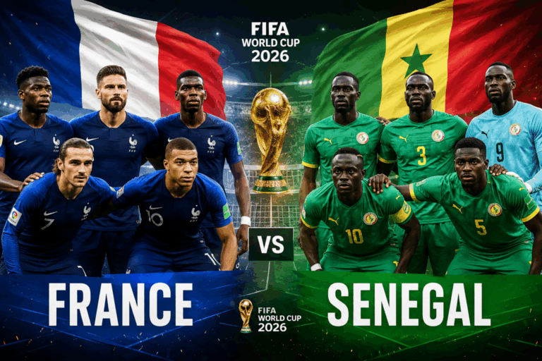 Fifa World Cup ,2026 .France vs Senegal